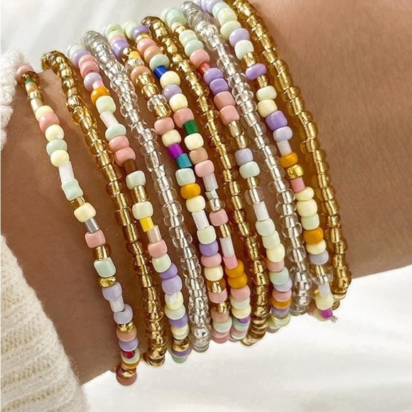 Jewelry - Boho Multi-Layered Beaded Bracelet Set - 11 pieces | NWT | One Size